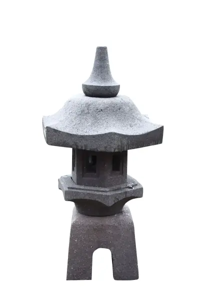 Product image 1 of the product “Japanese stone lantern, several parts, model Yukimi Gata, sizes 65cm and 85cm ”